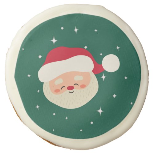 Oh What Fun Christmas Santa Birthday Party Sugar Cookie