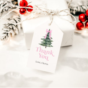 Oh What Fun Christmas Tree 1st Birthday Gift Tags