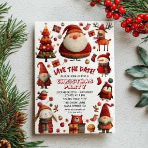 OH What Fun Festive Adult Christmas Party Save The Date