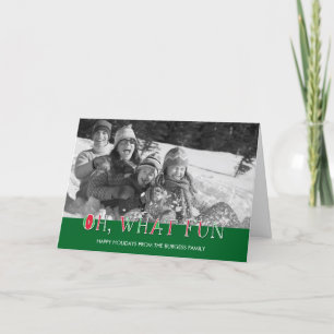 Oh What Fun Holiday Photo Card