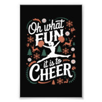Oh What Fun It Is To Cheer Ugly Cheerleading Xmas