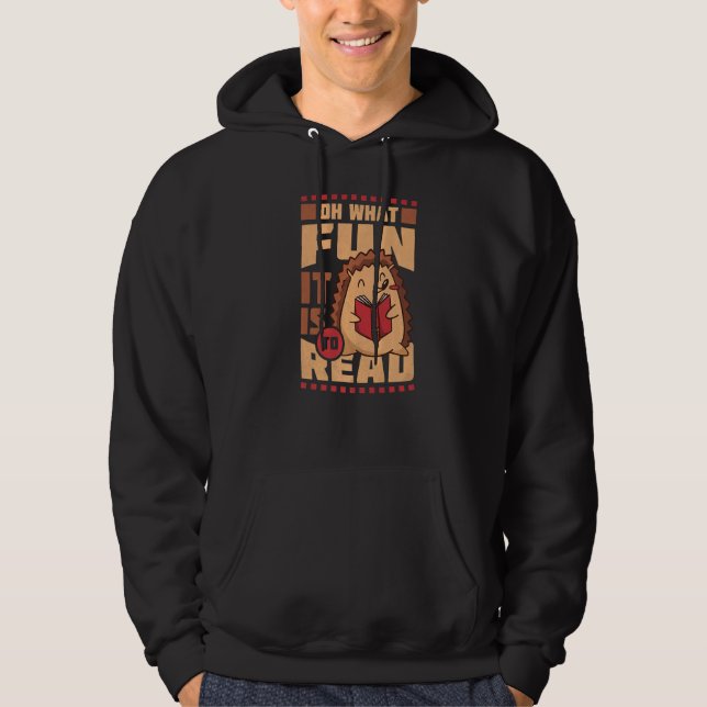 Oh What Fun It Is To Read Elementary School Hoodie (Front)