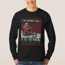 Oh What Fun It Is To Ride Santa Riding Motorcycle