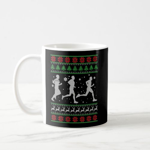 Oh What Fun It Is To Run Christmas Running Gift Ru Coffee Mug