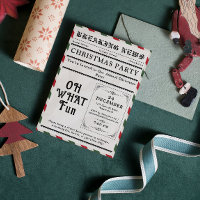 Oh What Fun Newspaper Christmas Party