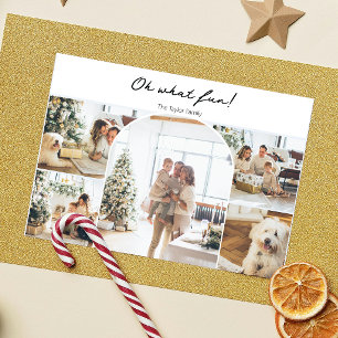 Oh What Fun Photo Christmas Personalized Holiday Card
