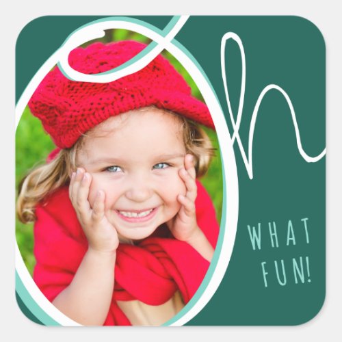 Oh What Fun Photo Sticker