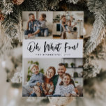 Oh What Fun Typography Script Christmas Photo Holiday Card
