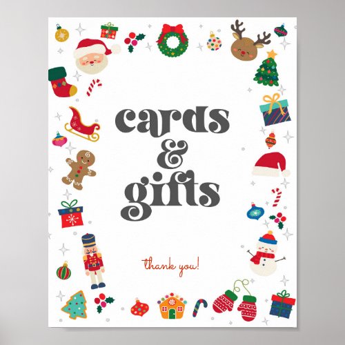 Oh What Fun Winter Christmas Cards and Gifts Sign