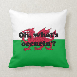 'Oh, what's occurin'?' Throw Pillow