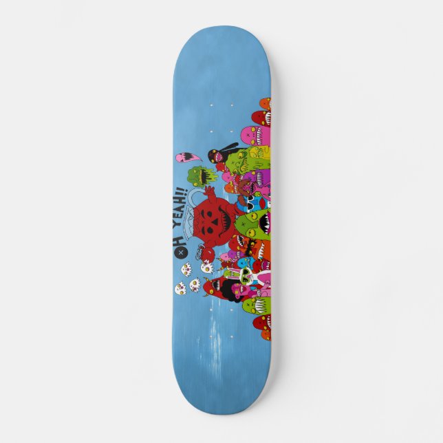 Oh Yeah by Demonbabies Skateboard (Front)
