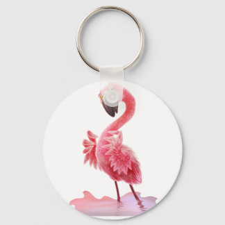 Oh Yeah Flamingo! Keychain