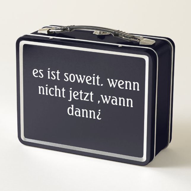 OH YEAH-MEI PAUSENTIME METALL BROTDOSE METAL LUNCH BOX (Back)