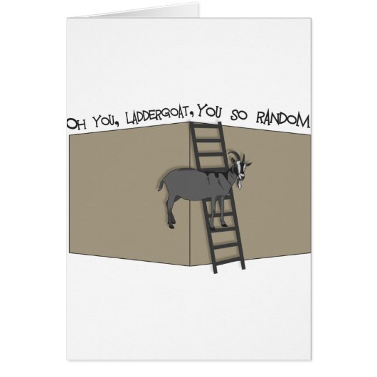 Oh You, LadderGoat , You so Random Cards (Front)