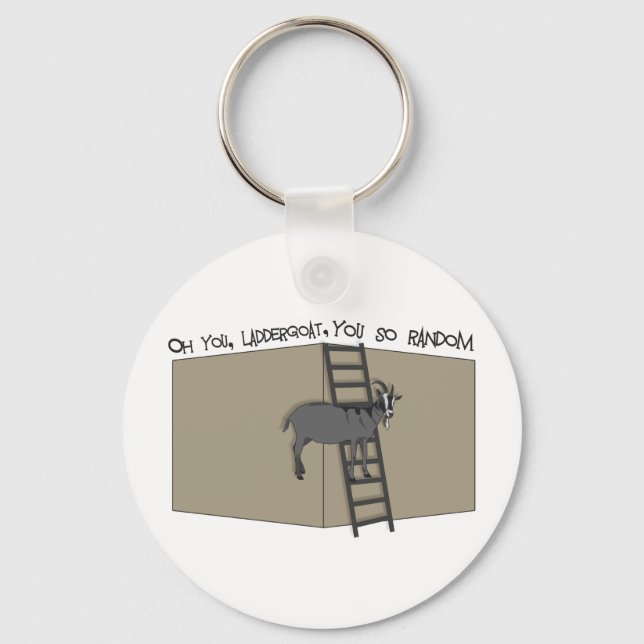 Oh You, LadderGoat , You so Random Keychain (Front)