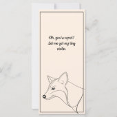 “Oh, you’re upset?” Bookmark – J to G (Front)