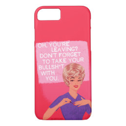 Oh, you&#39;re leaving? iPhone 8/7 case