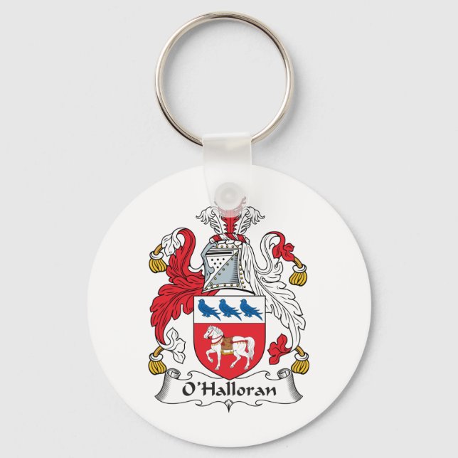 O'Halloran Family Crest Keychain (Front)