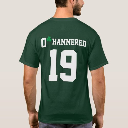 OHAMMERED St Patricks Day Drinking Team Shirt