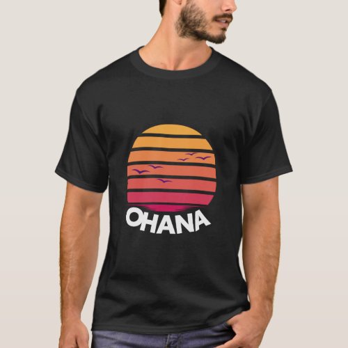 Ohana Hawaii Outfit Women s  Men s Aloha Hawaiian T_Shirt