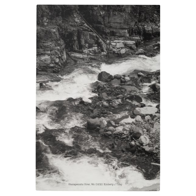 Ohanapecoshs River, WA Metal Print (Front)