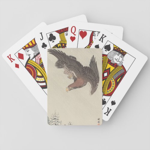 Ohara Kosen Eagle in Flight Poker Cards