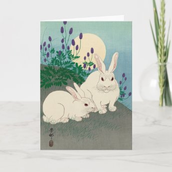 Ohara Koson, Two Rabbits - Japanese Fine Art