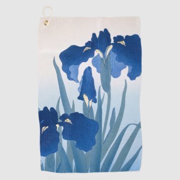 Ohara Koson Vintage Japanese Fine Art Blue Irises 