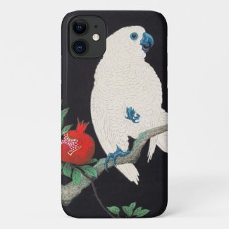 Ohara Shoson Cockatoo and Pomegranate ukiyo-e art Case-Mate iPhone Case