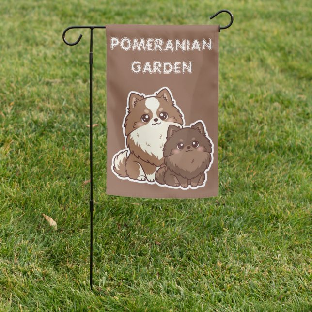 Ohdoh & Kerah  Garden Flag (In SItu)