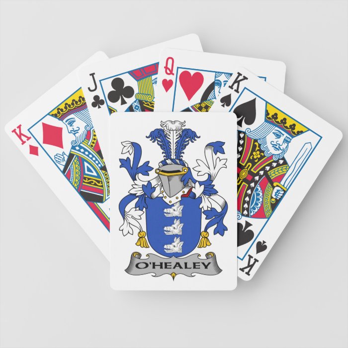 O'Healey Family Crest Bicycle Card Deck