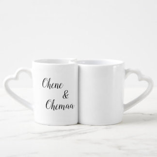 “Ohene & Ohemaa Lovers' mug