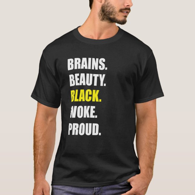 Oheneba Black History Melanin Black Girl Magic Afr T-Shirt (Front)