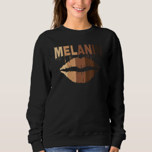 Oheneba Melanin For Women Black Girl Afro Queen Sweatshirt