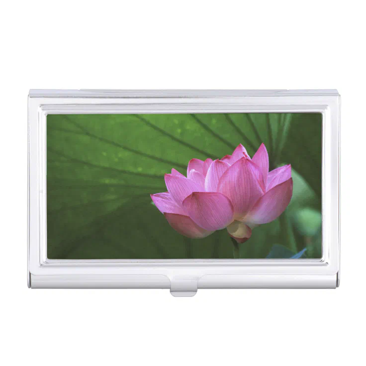 Ohga Lotus, Sankei-en Garden, Yokohama, Japan Business Card Case