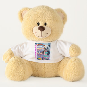 Ohh wann enjoy the winter come to my icecream shop teddy bear