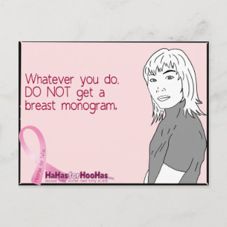 Ohhh, Mammogram ... Postcard
