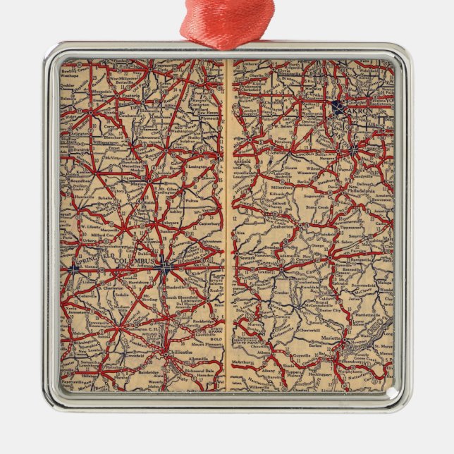 Ohio 14 metal ornament (Front)