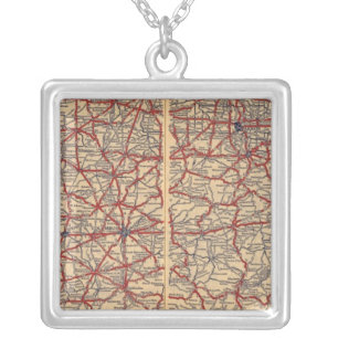 Ohio 14 silver plated necklace