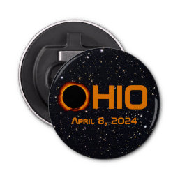 Ohio 2024 Total Solar Eclipse  Bottle Opener