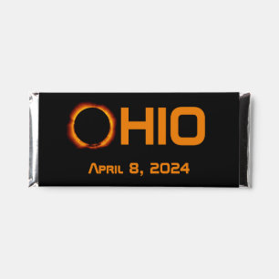 Ohio 2024 Total Solar Eclipse Hershey Bar Favors
