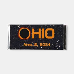Ohio 2024 Total Solar Eclipse Hershey Bar Favors