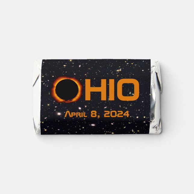 Ohio 2024 Total Solar Eclipse  Hershey's Miniatures (Front)