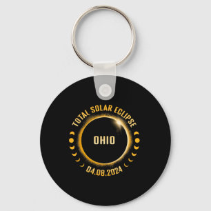 Ohio 2024 Total Solar Eclipse Keychain