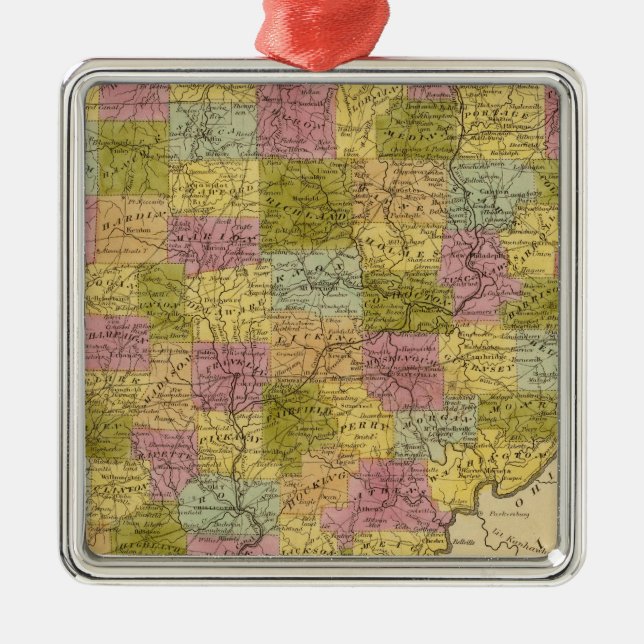 Ohio 3 metal ornament (Front)