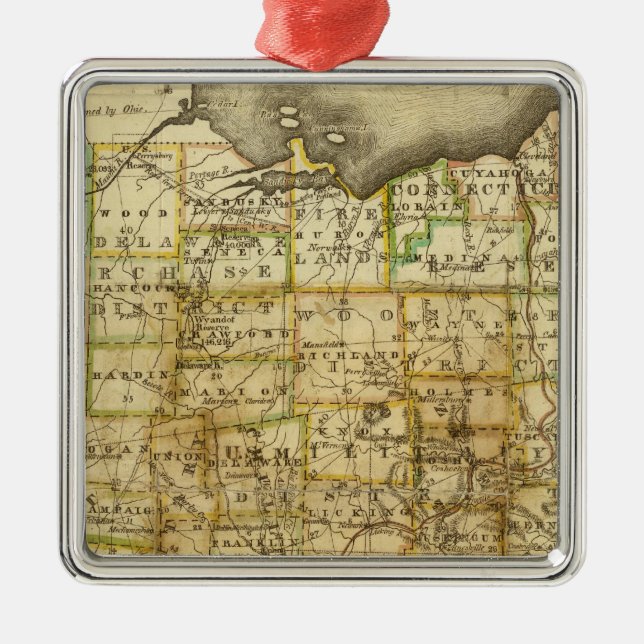 Ohio 4 metal ornament (Front)