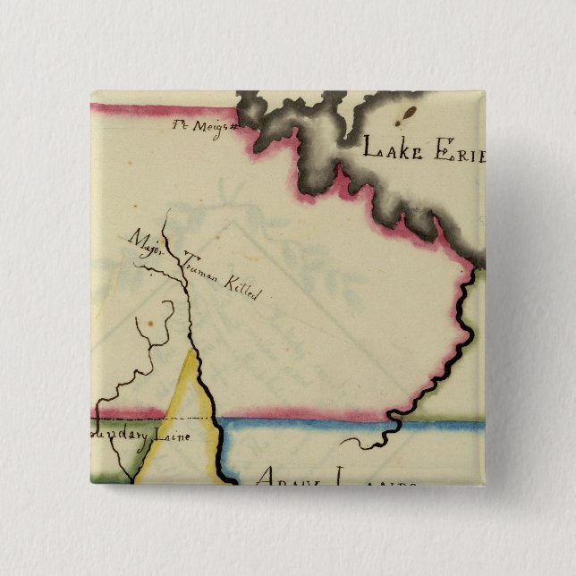 Ohio 8 pinback button (Front)