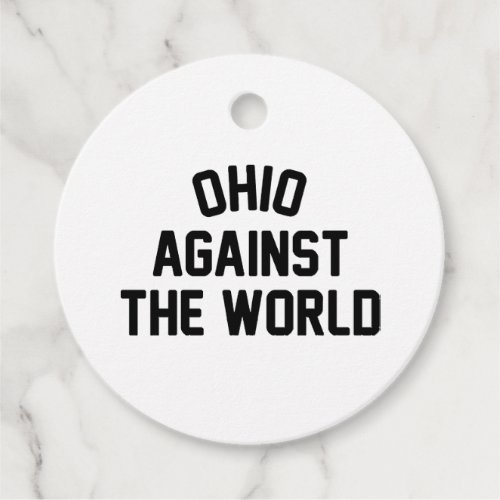 Ohio Against The World Favor Tags