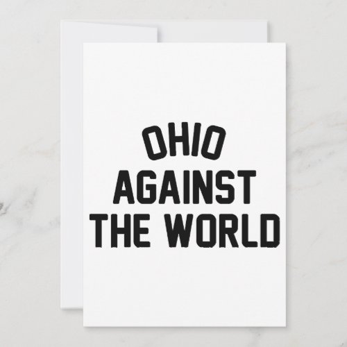 Ohio Against The World Invitation