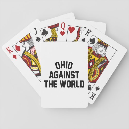 Ohio Against The World Playing Cards
